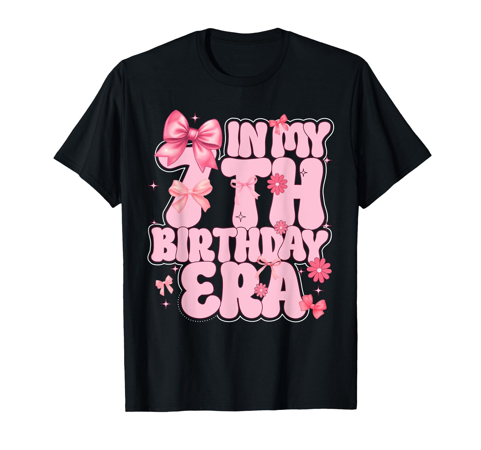 My 7Th Birthday Era 7 Year Old Birthday T-Shirt - Trendy Graphic for Adults - T-Shirt, Sweatshirt, Hoodie