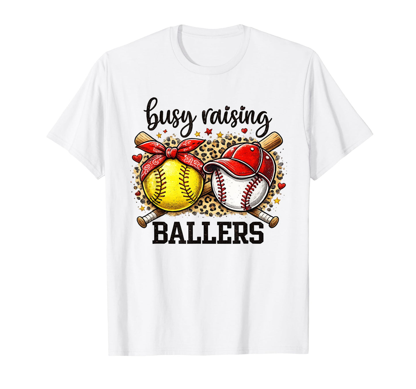 Busy Raising Ballers Baseball Softball T-Shirt - Aesthetic Graphic Unisex - T-Shirt, Sweatshirt, Hoodie