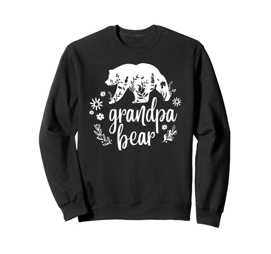 Bear Family Mama Papa Grand Ma Pa Hoodie - Fun Novelty Design for Adults - T-Shirt, Sweatshirt, Hoodie