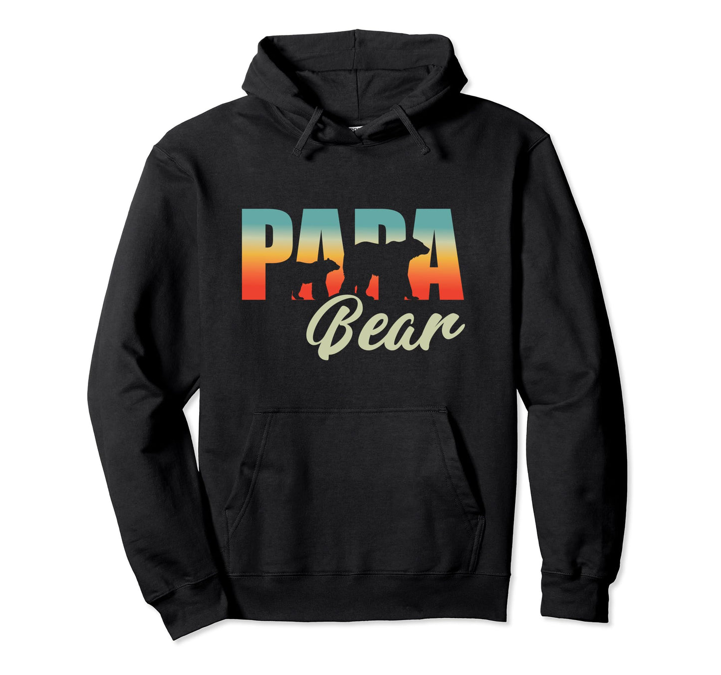 Dad Funny Papa Bear Fathers Day Hoodie - Aesthetic Graphic Men Women - T-Shirt, Sweatshirt, Hoodie