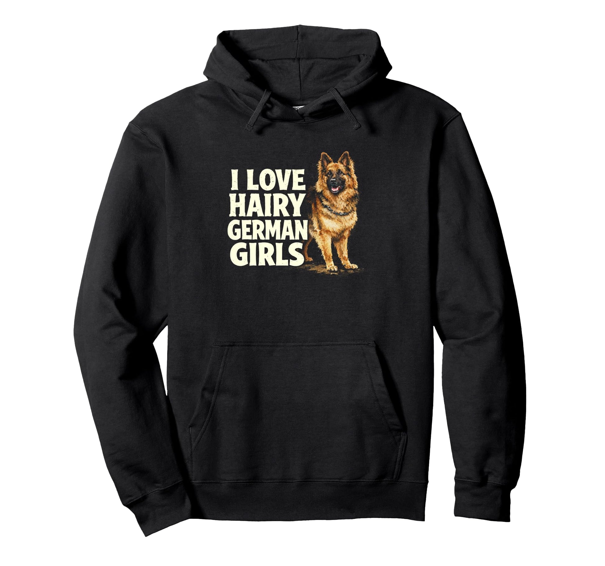 German Shepherd Dad Dog Lover I Love Hoodie - Custom Art Print Unisex - T-Shirt, Sweatshirt, Hoodie