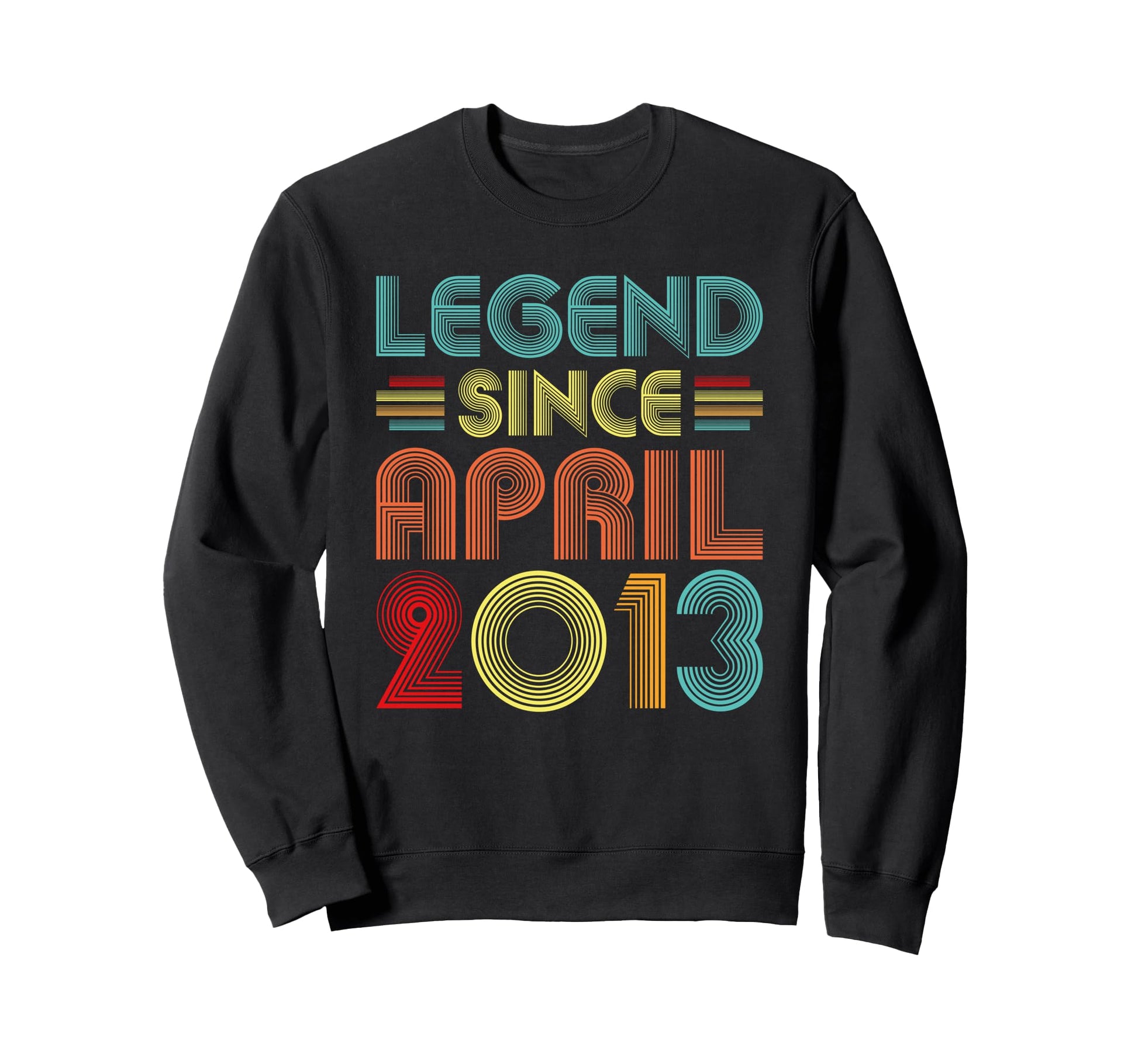14Th Birthday Legend Since April Sweatshirt - Custom Art Print for Adults - T-Shirt, Sweatshirt, Hoodie