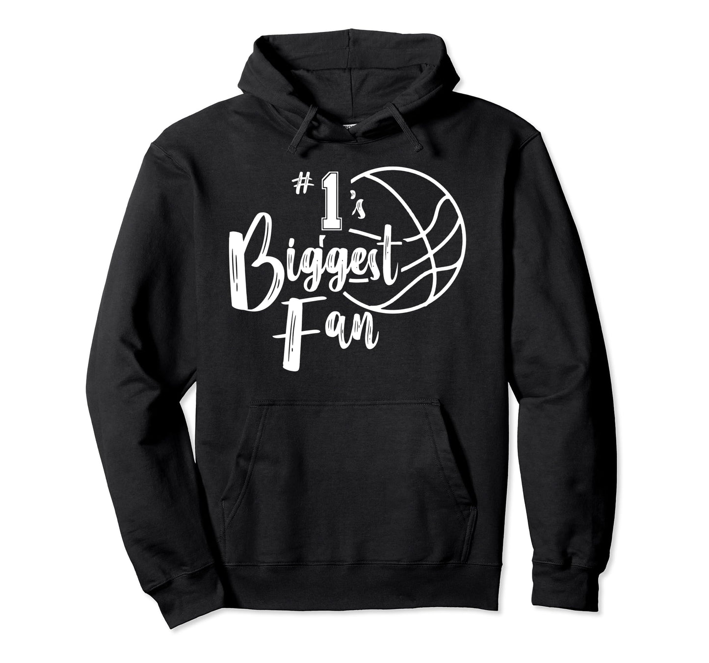 Number 1S Biggest Fan Basketball Hoodie - Minimalist Print Men Women - T-Shirt, Sweatshirt, Hoodie