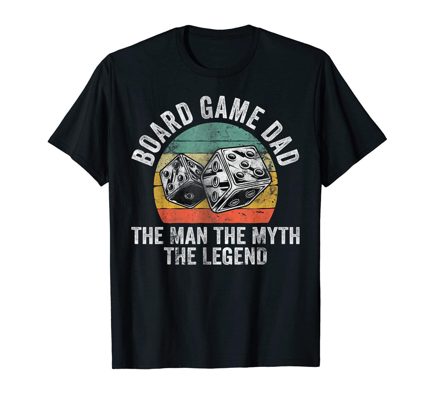 Dad Gamer Board Game Dad Myth Legend T-Shirt - Trendy Graphic Unisex - T-Shirt, Sweatshirt, Hoodie