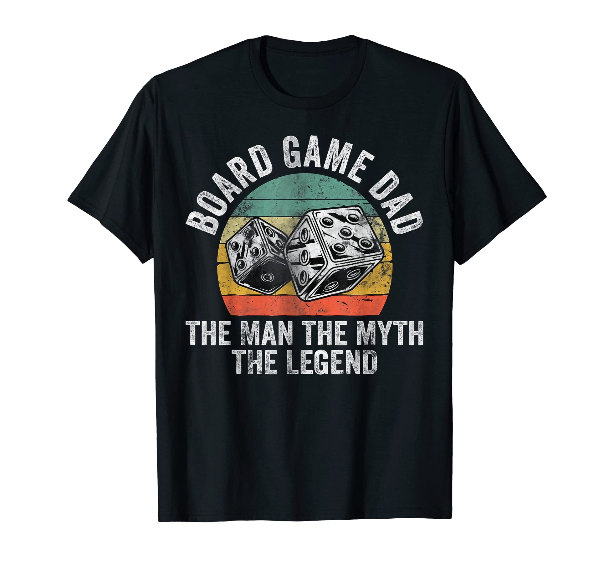Dad Gamer Board Game Dad Myth Legend T-Shirt - Trendy Graphic Unisex - T-Shirt, Sweatshirt, Hoodie