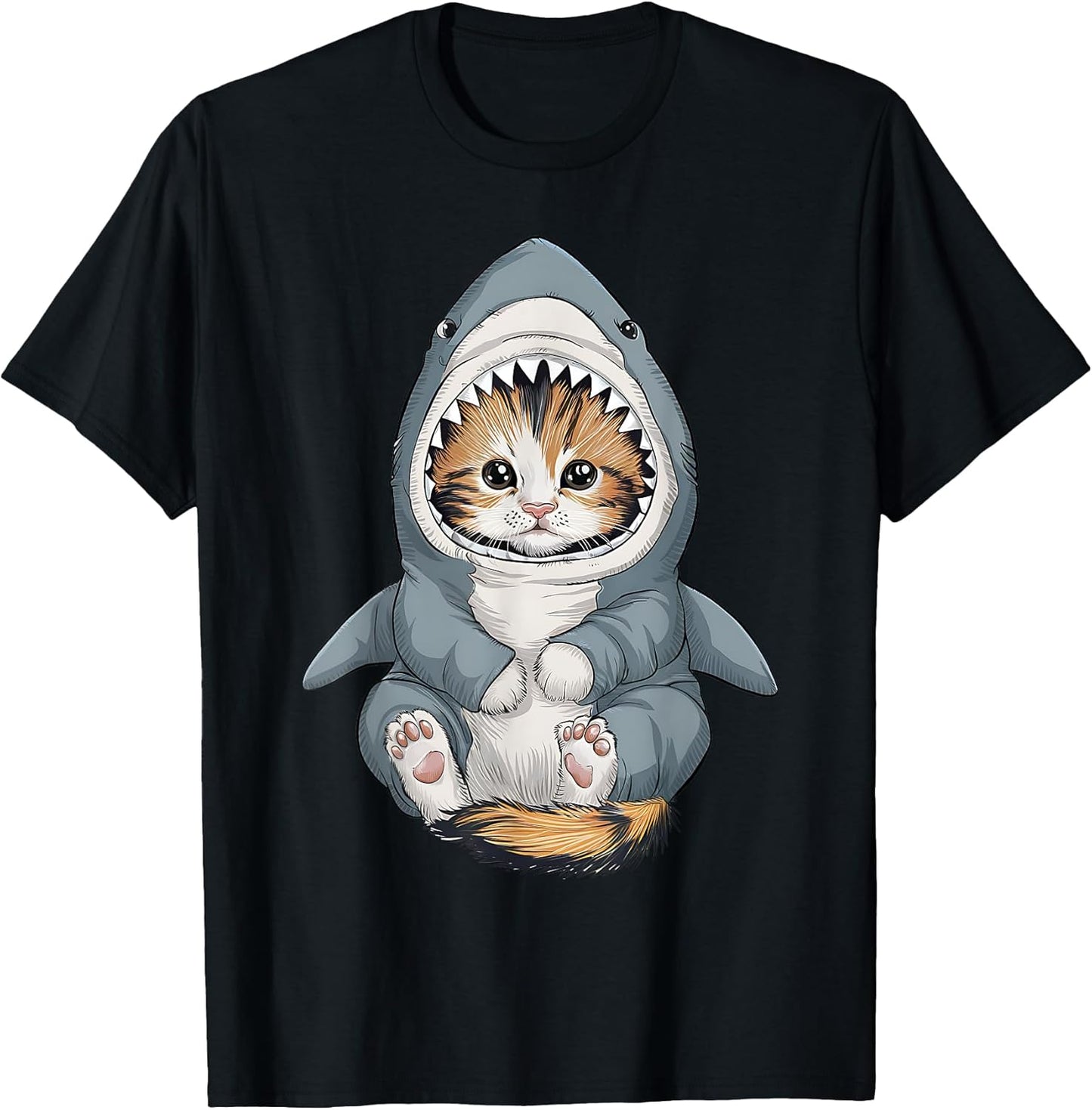 My Cat is A Shark Kitty Lover Boutique Unisex T-shirt, Sweatshirt, Hoodie, Long Sleeve Tee - T-Shirt, Sweatshirt, Hoodie