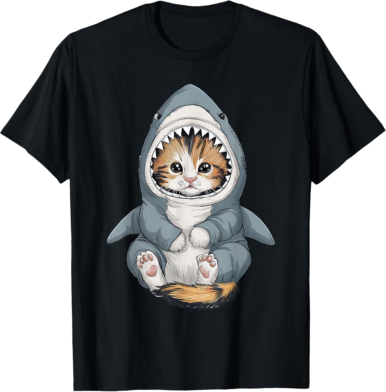 My Cat is A Shark Kitty Lover Boutique Unisex T-shirt, Sweatshirt, Hoodie, Long Sleeve Tee - T-Shirt, Sweatshirt, Hoodie
