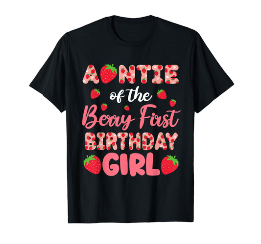 Auntie Berry 1St Birthday Sweet One T-Shirt - Streetwear Style for Adults - T-Shirt, Sweatshirt, Hoodie