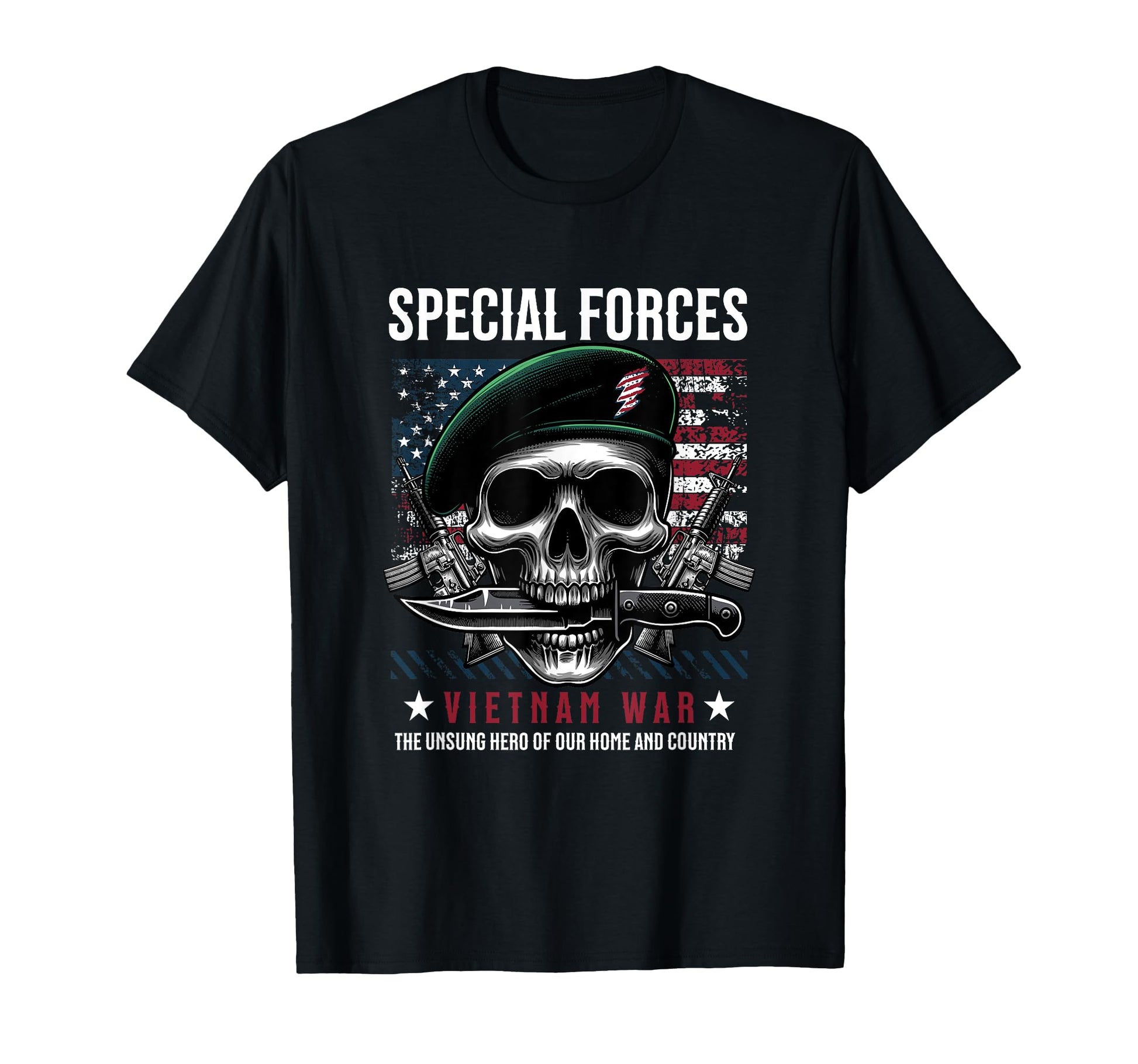 Special Forces Vietnam Veteran Dad T-Shirt - Fun Novelty Design for Adults - T-Shirt, Sweatshirt, Hoodie