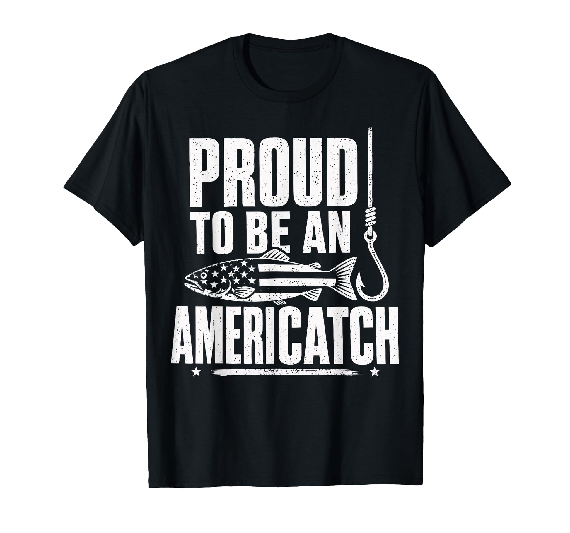 American Flag Fisherman Patriotic T-Shirt - Unique Graphic for Adults - T-Shirt, Sweatshirt, Hoodie