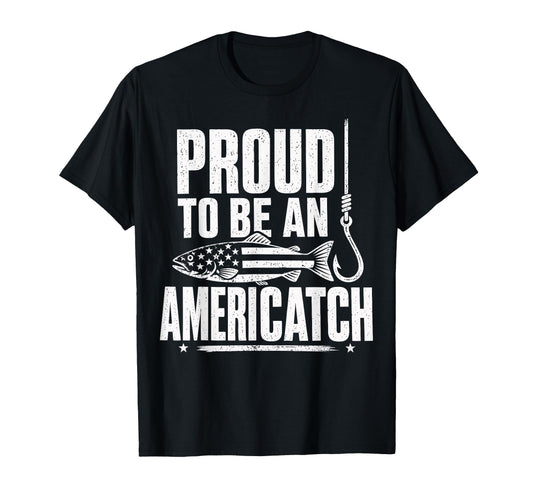 American Flag Fisherman Patriotic T-Shirt - Unique Graphic for Adults - T-Shirt, Sweatshirt, Hoodie