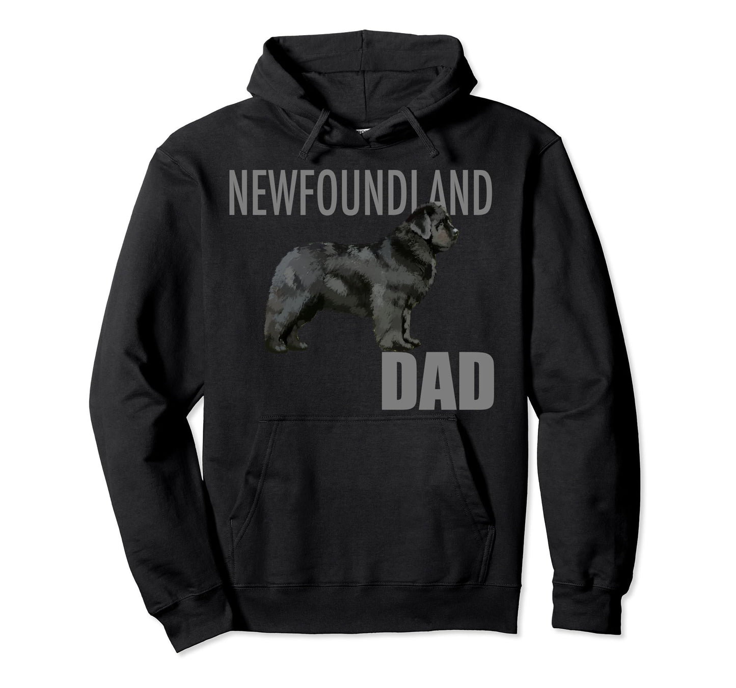 Newfoundland Dad Dog Hoodie - Aesthetic Graphic Unisex - T-Shirt, Sweatshirt, Hoodie