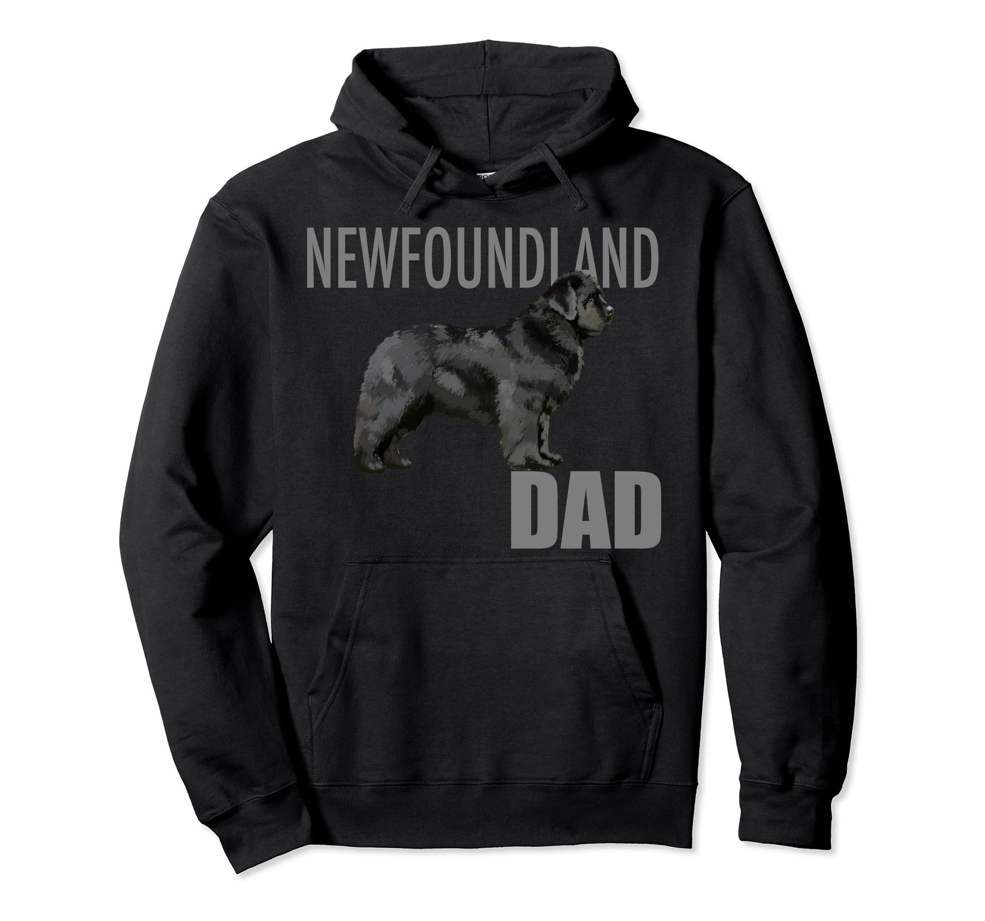 Newfoundland Dad Dog Hoodie - Aesthetic Graphic Unisex - T-Shirt, Sweatshirt, Hoodie