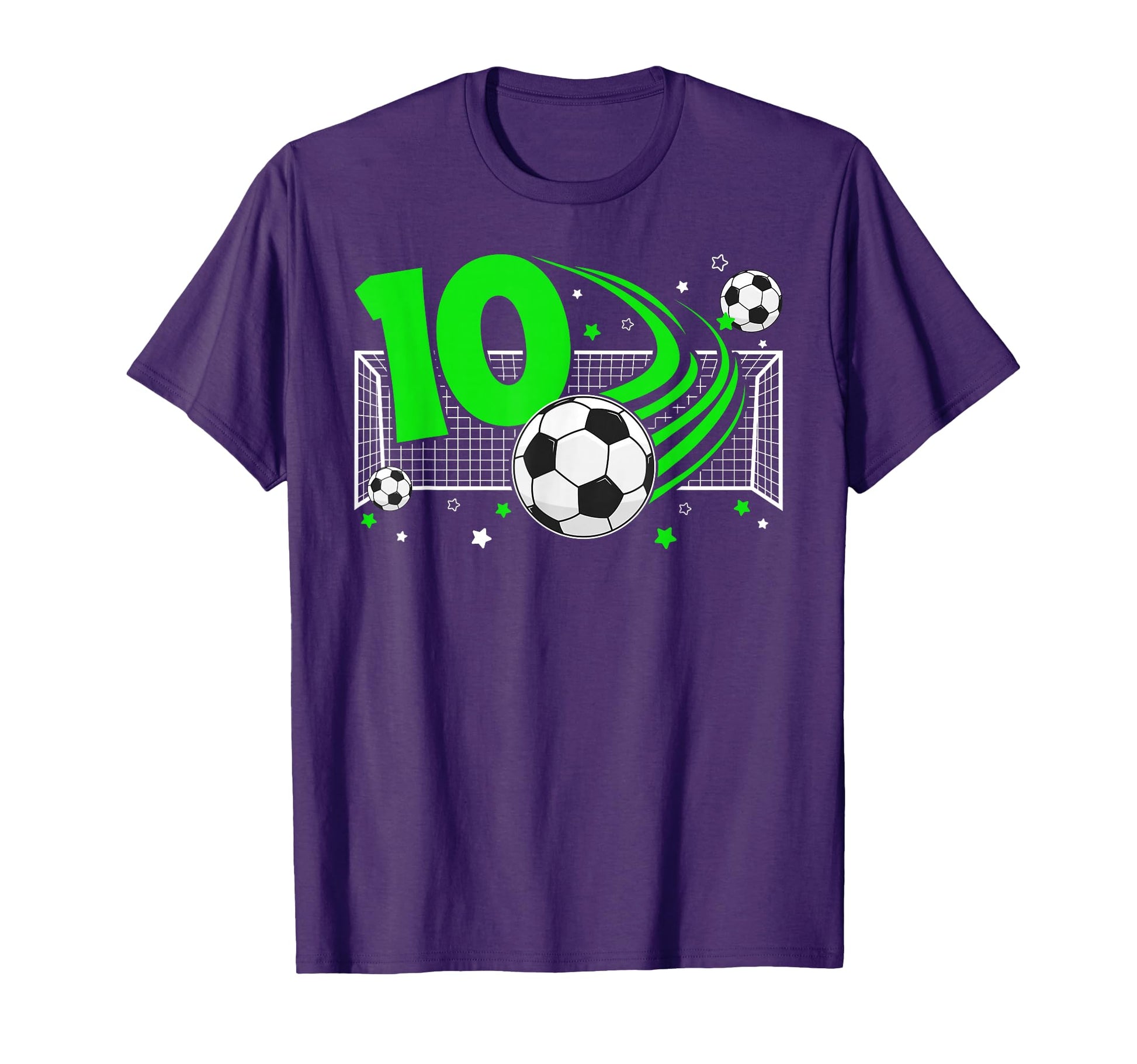 10Th Birthday Soccer 10 Year Old T-Shirt - Streetwear Style for Adults - T-Shirt, Sweatshirt, Hoodie