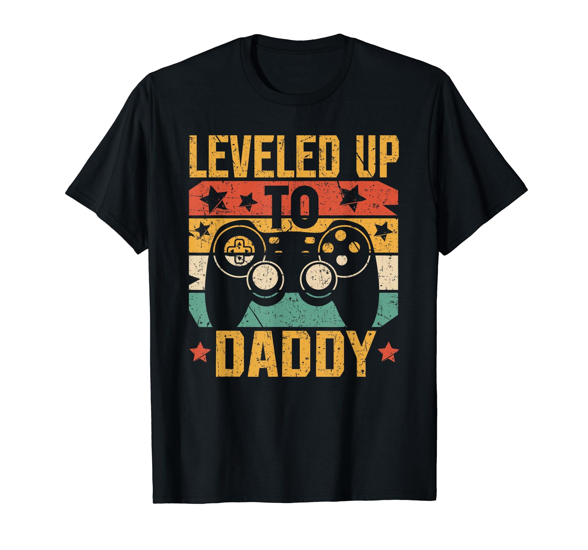 Leveled Up To Daddy 2024 Pregnancy T-Shirt - Minimalist Print for Adults - T-Shirt, Sweatshirt, Hoodie