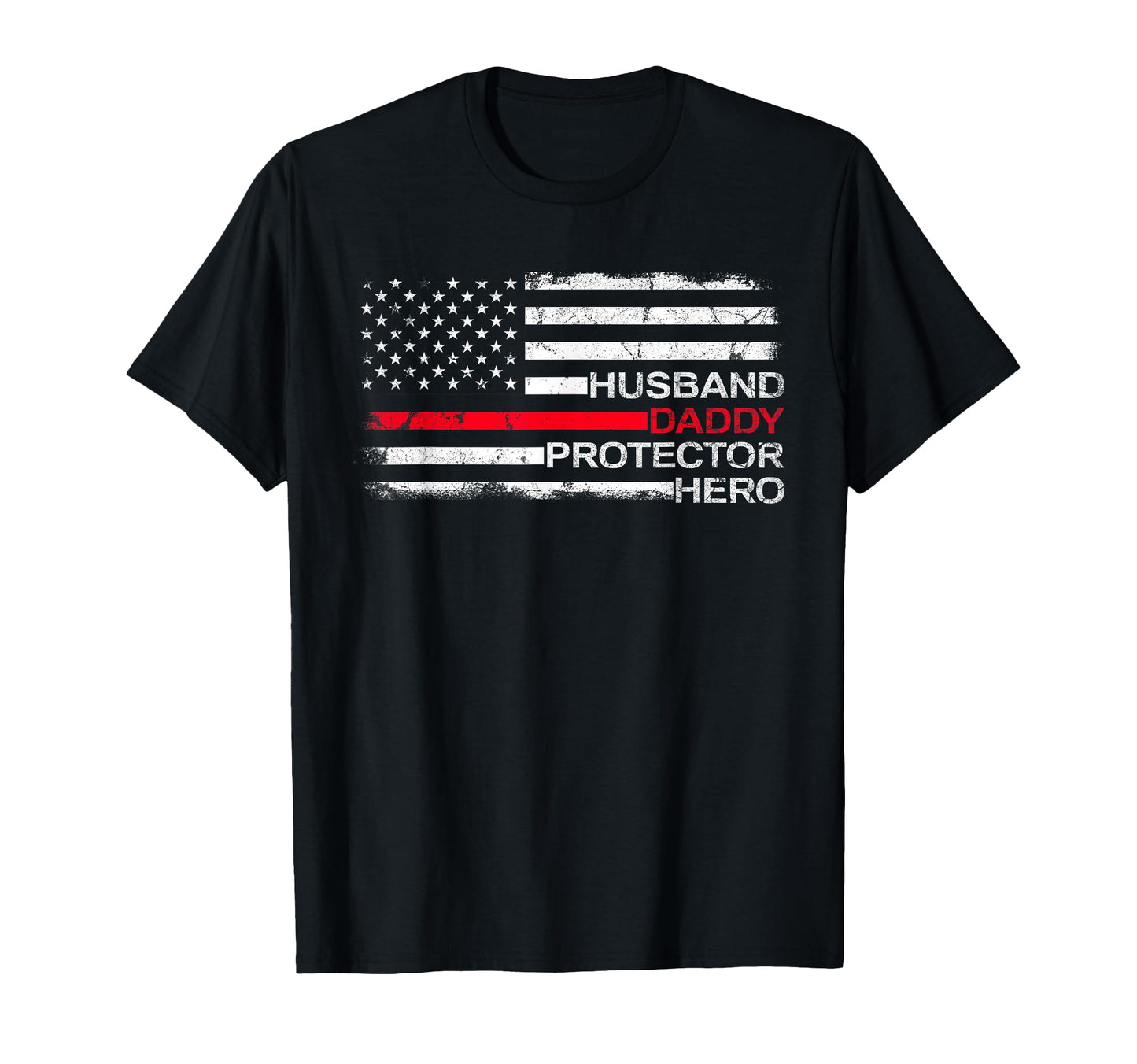 Husband Daddy Protector Hero Father T-Shirt - Aesthetic Graphic for Adults - T-Shirt, Sweatshirt, Hoodie