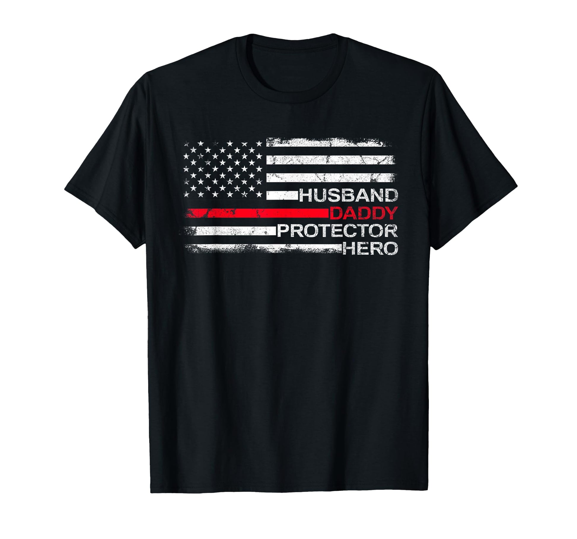 Husband Daddy Protector Hero Father T-Shirt - Aesthetic Graphic for Adults - T-Shirt, Sweatshirt, Hoodie