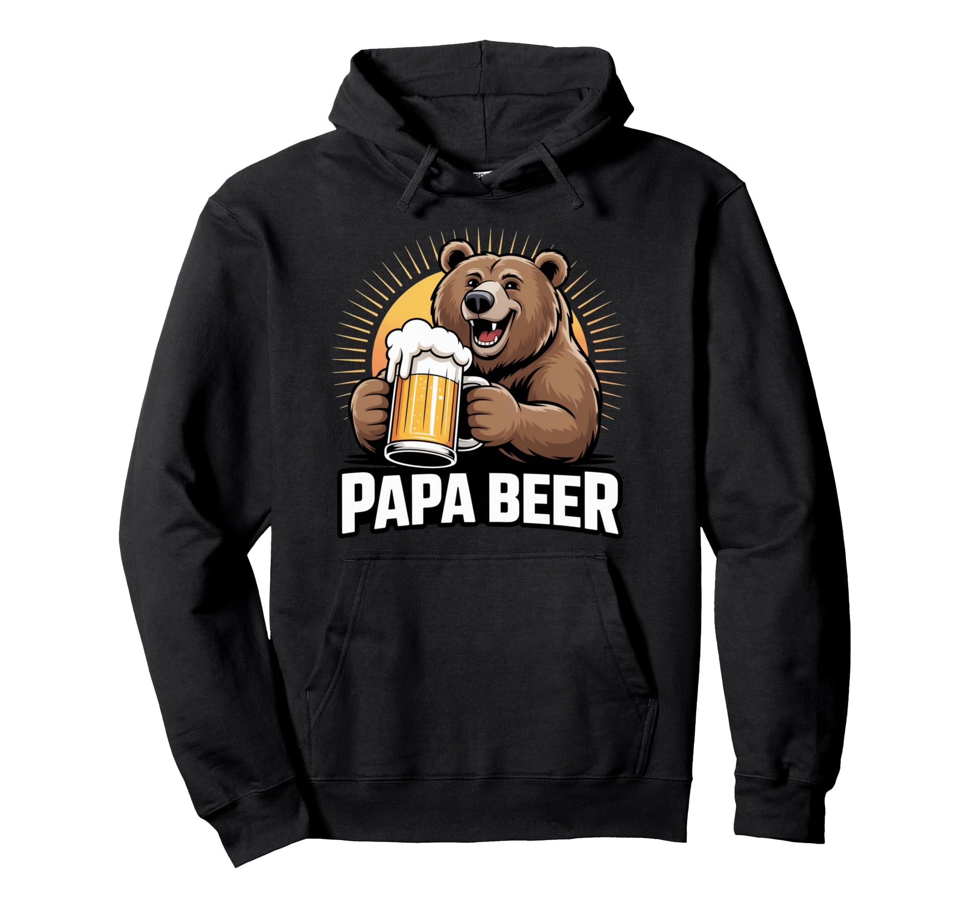 Beer Dad Jokes Fathers Day Gift Bear Hoodie - Trendy Graphic Men Women - T-Shirt, Sweatshirt, Hoodie