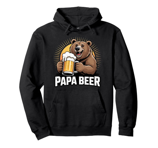 Beer Dad Jokes Fathers Day Gift Bear Hoodie - Trendy Graphic Men Women - T-Shirt, Sweatshirt, Hoodie