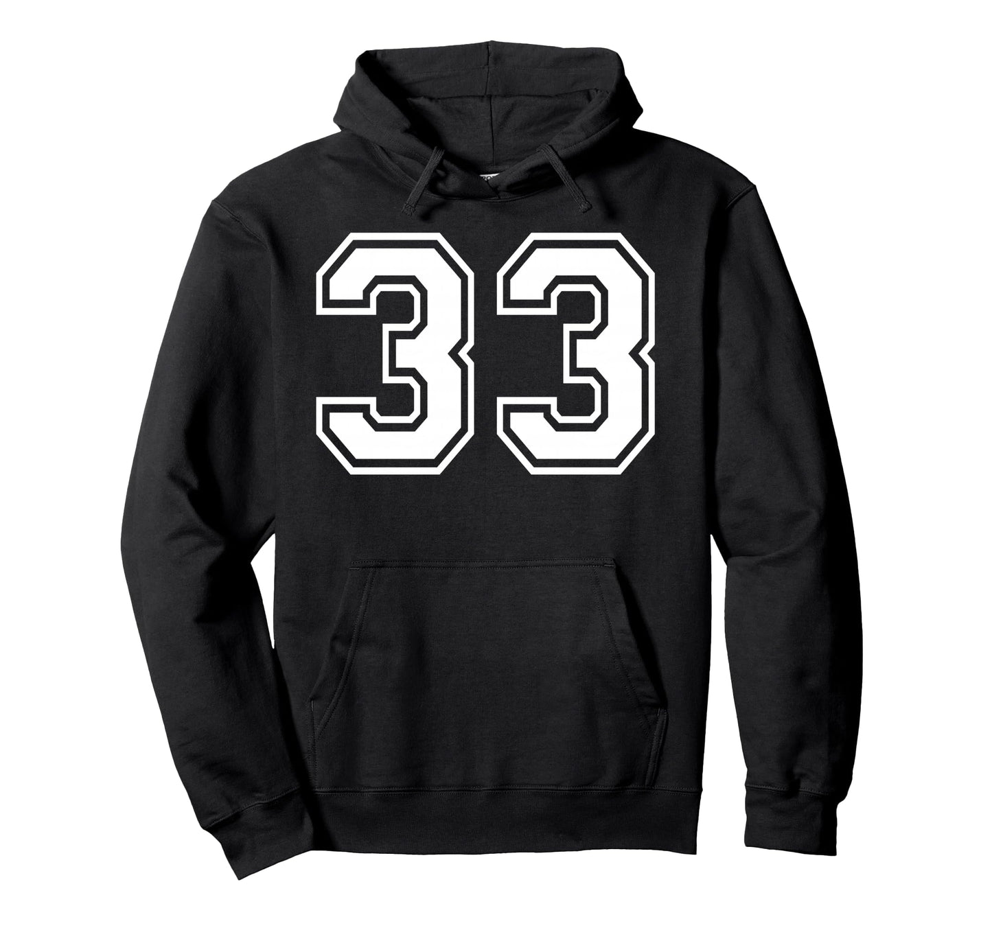33 Number Thirty Three Team Sports Hoodie - Streetwear Style Unisex - T-Shirt, Sweatshirt, Hoodie