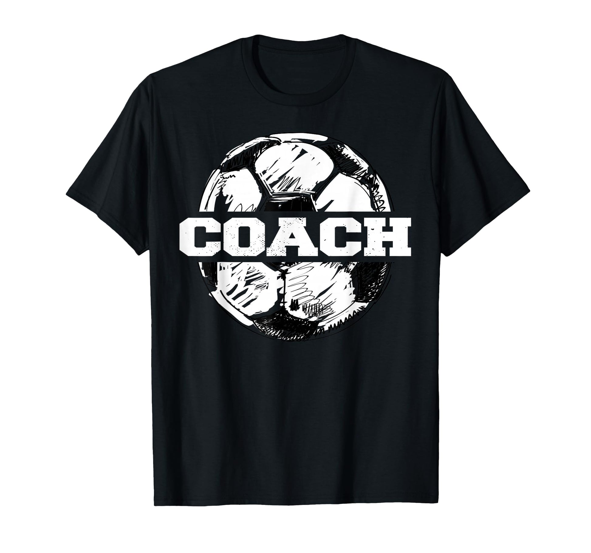 Soccer Coach Soccer Ball Split Funny Soccer T-Shirt - Graphic Print Unisex - T-Shirt, Sweatshirt, Hoodie