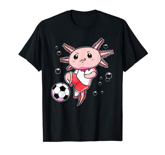 Axolotl Funny Soccer Player Xolotl T-Shirt - Trendy Graphic Men Women - T-Shirt, Sweatshirt, Hoodie