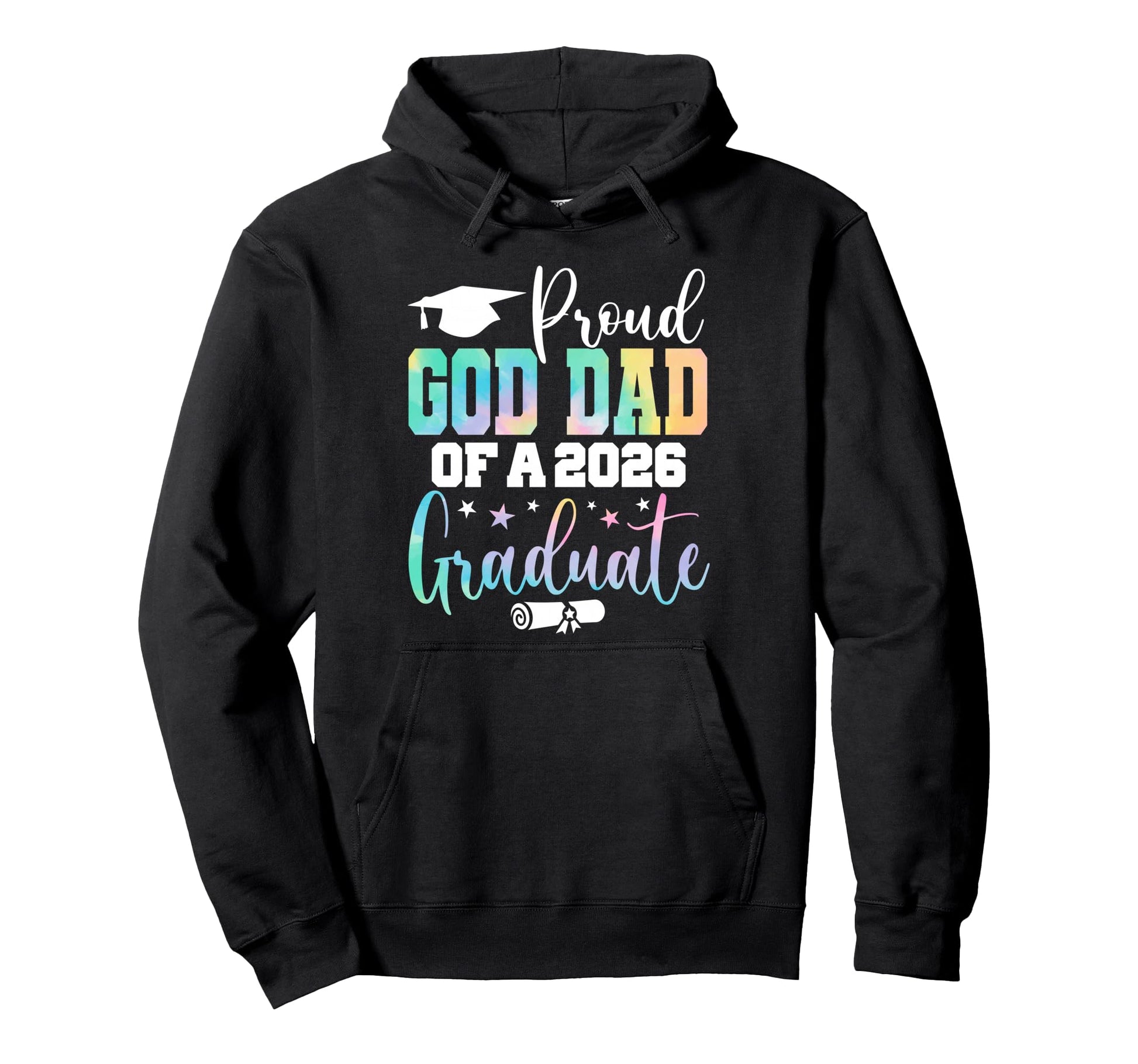 Graduation 2026 God Dad Class 2026 Hoodie - Graphic Print for Adults - T-Shirt, Sweatshirt, Hoodie