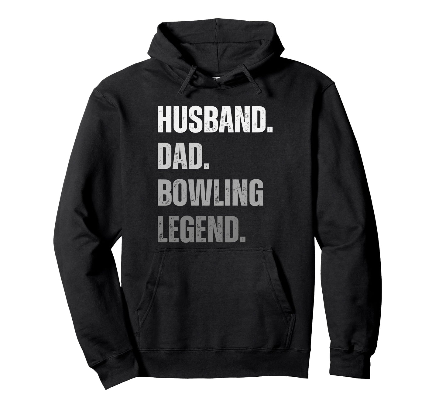 Husband Dad Bowling Legend Bowling Funny Hoodie - Custom Art Print Unisex - T-Shirt, Sweatshirt, Hoodie