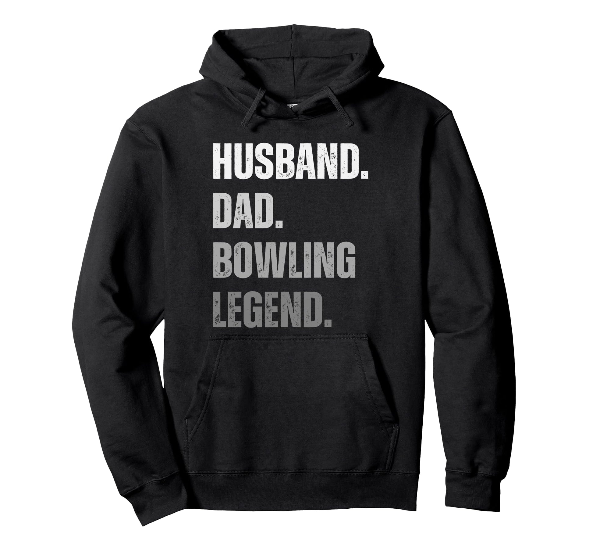 Husband Dad Bowling Legend Bowling Funny Hoodie - Custom Art Print Unisex - T-Shirt, Sweatshirt, Hoodie