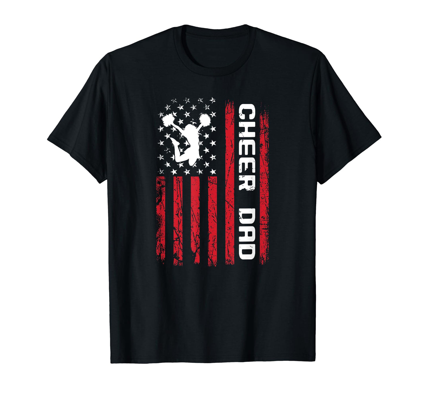 Mens 4Th July Us Flag Cheer Dad Fathers T-Shirt - Streetwear Style Unisex - T-Shirt, Sweatshirt, Hoodie