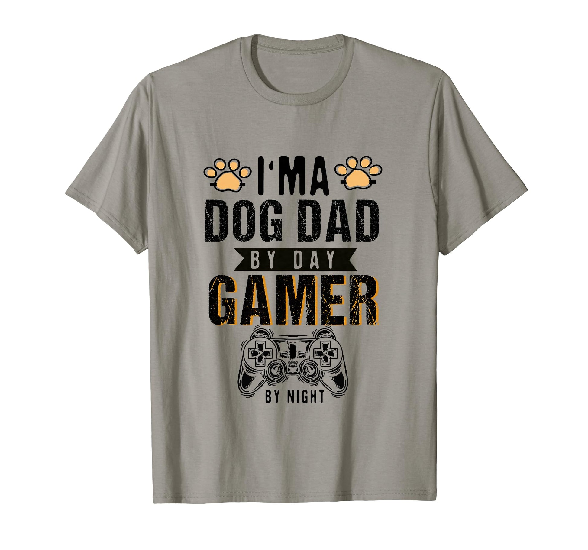 Mens Dog Dad Day Gamer Night Fathers T-Shirt - Unique Graphic for Adults - T-Shirt, Sweatshirt, Hoodie