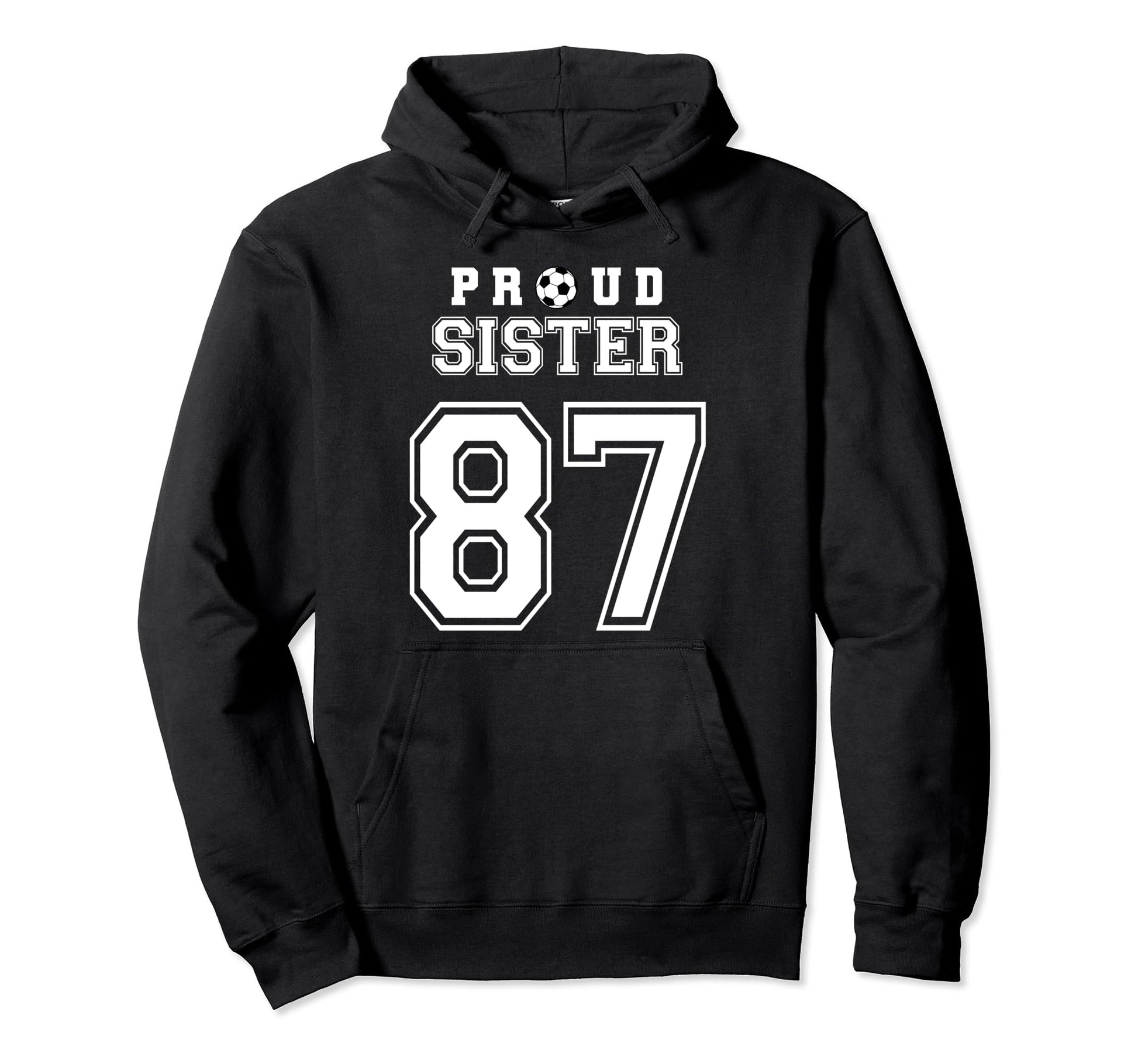 Number 87 Custom Proud Soccer Futbol Hoodie - Streetwear Style for Adults - T-Shirt, Sweatshirt, Hoodie