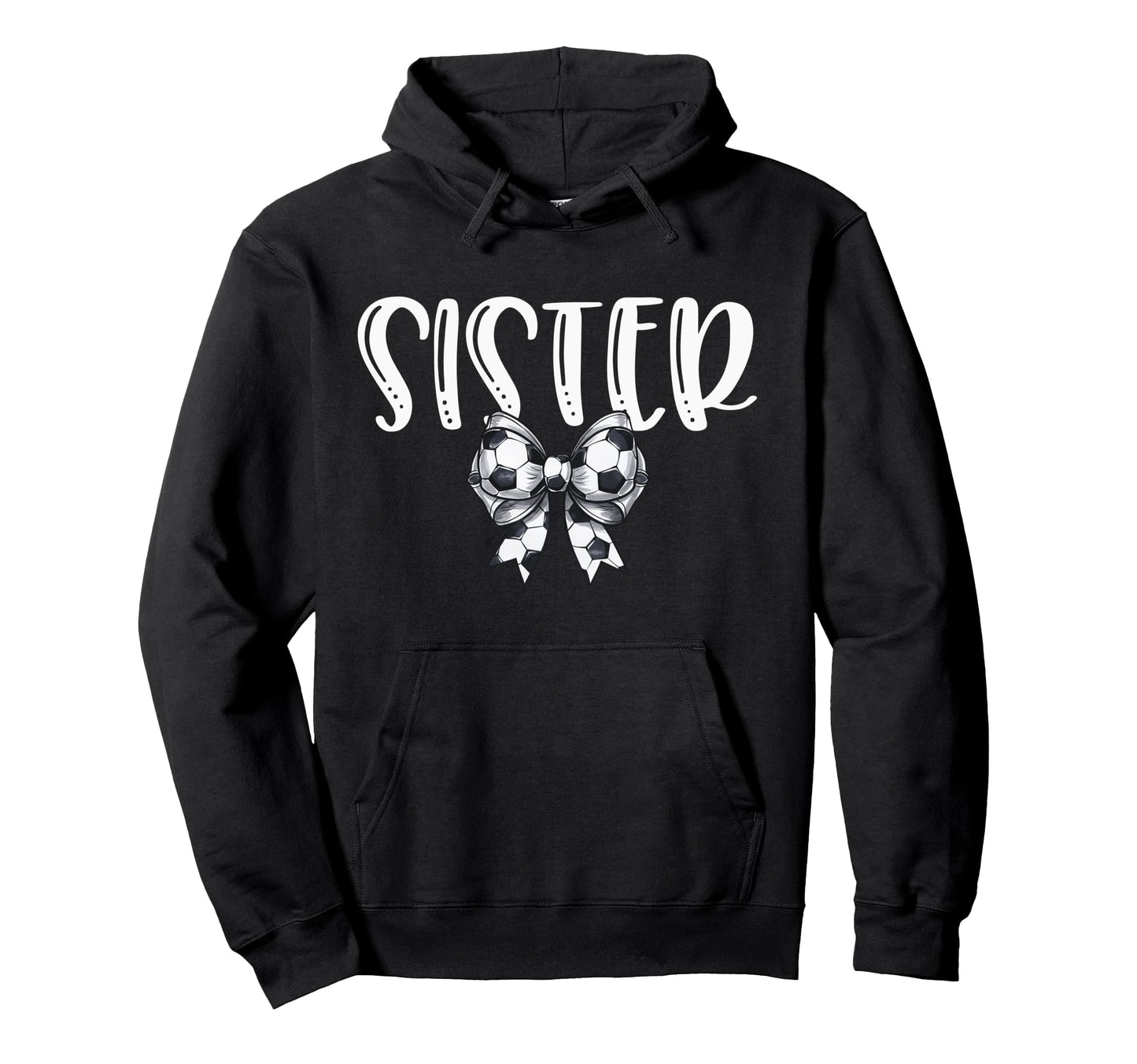 Coquette Soccer Sister Spirit Hoodie - Aesthetic Graphic Men Women - T-Shirt, Sweatshirt, Hoodie