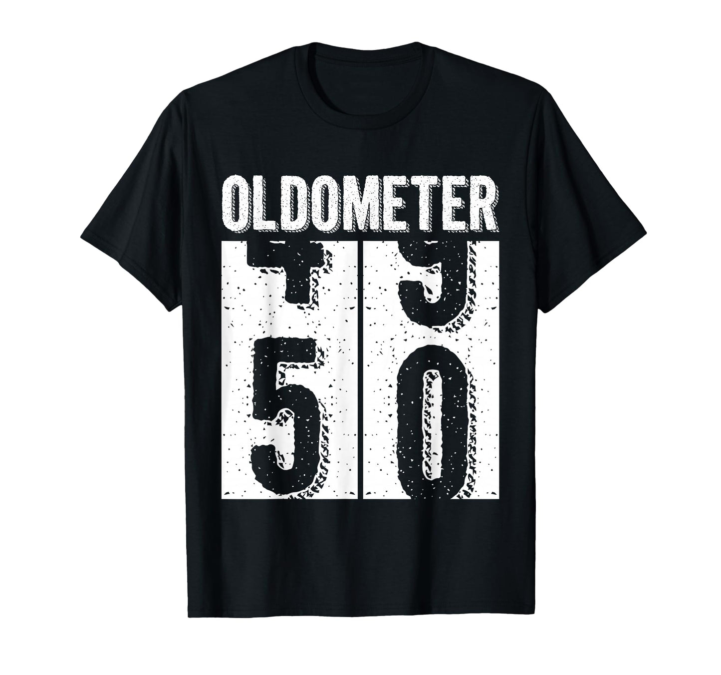 50Th Birthday Gifts Oldometer 49 50 T-Shirt - Unique Graphic for Adults - T-Shirt, Sweatshirt, Hoodie