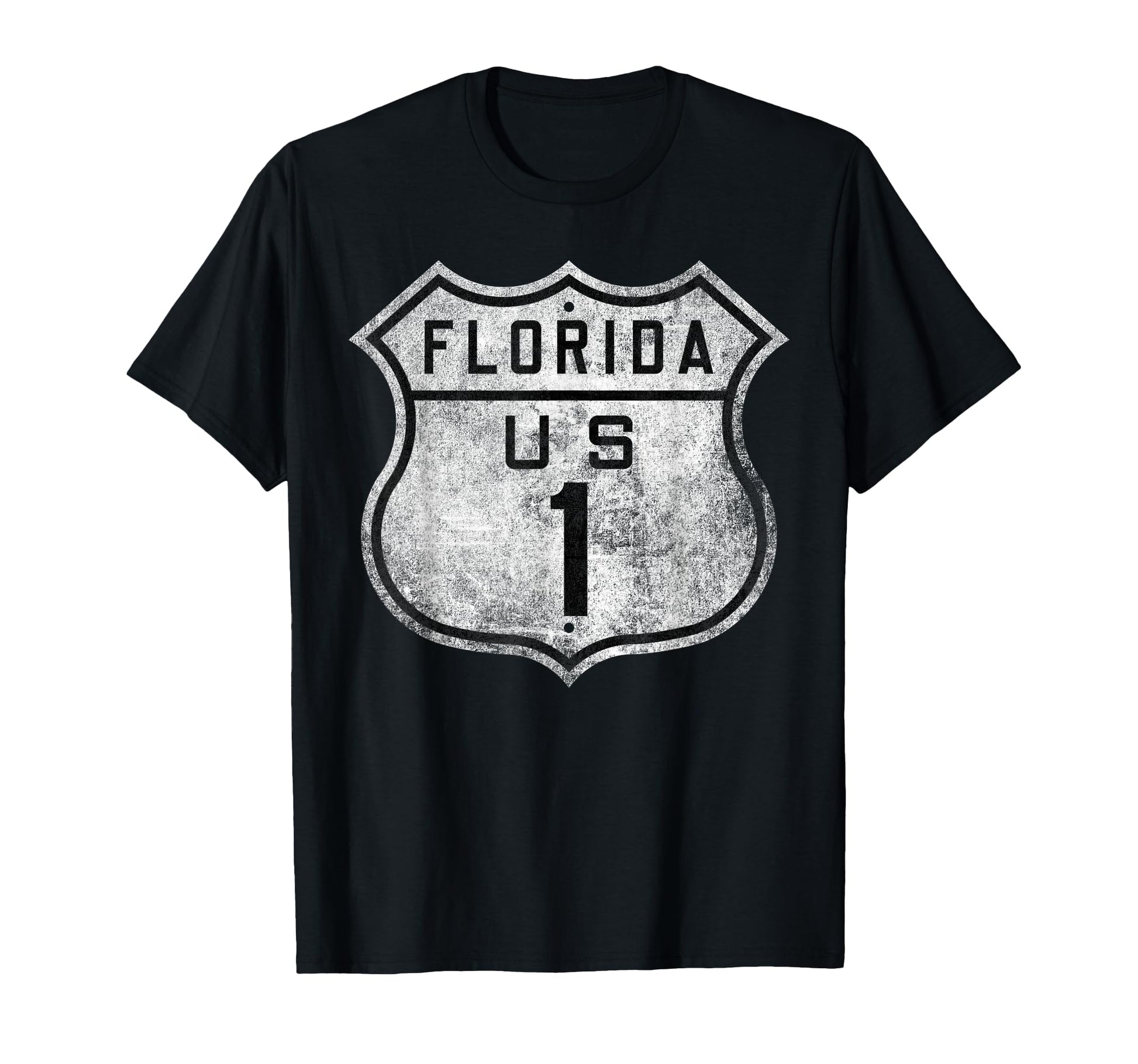 Florida Us Highway 1 State Road T-Shirt - Fun Novelty Design for Adults - T-Shirt, Sweatshirt, Hoodie