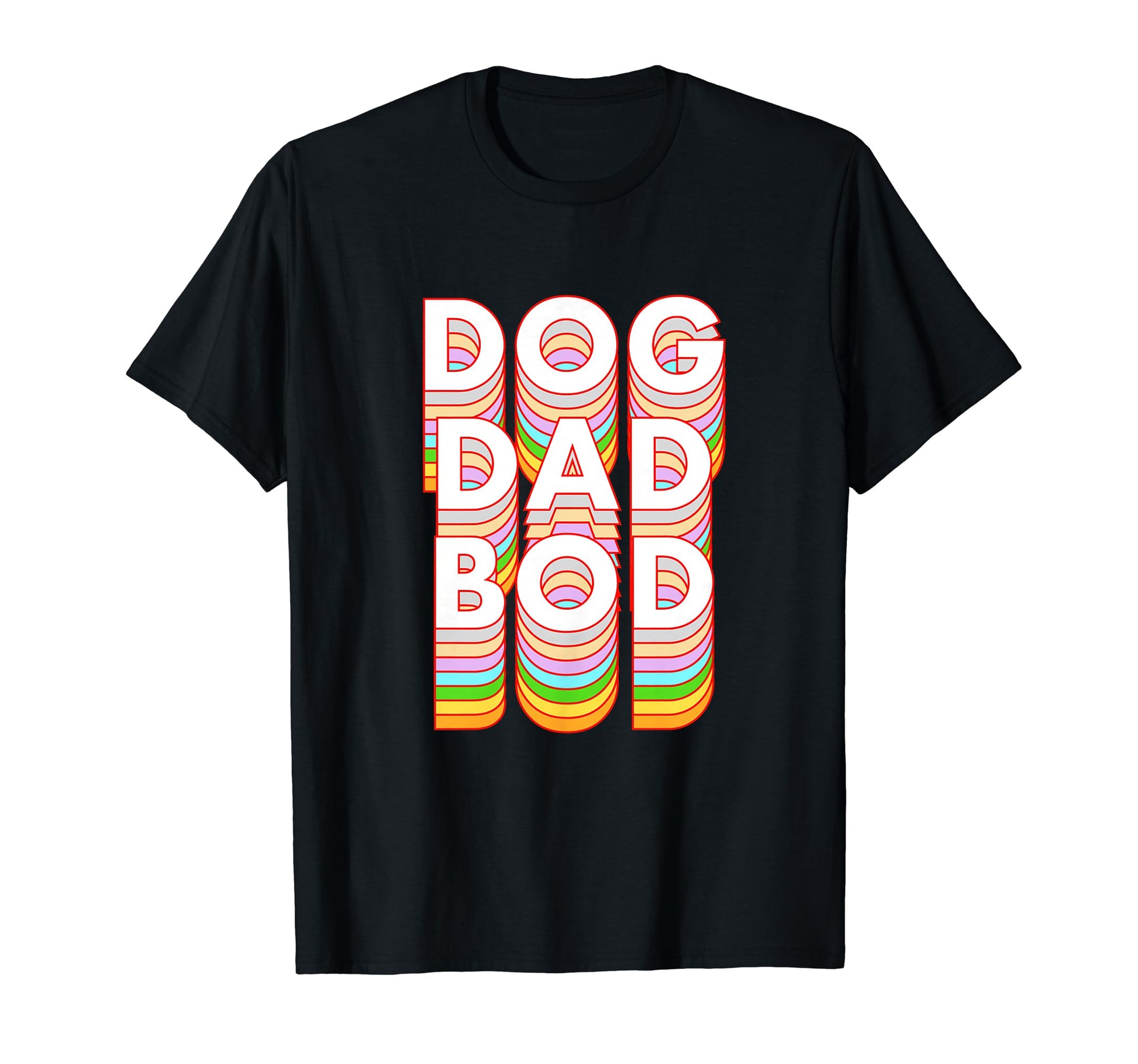 Funny Dog Dad Bod Pet Owner Fitness Gym T-Shirt - Graphic Print for Adults - T-Shirt, Sweatshirt, Hoodie