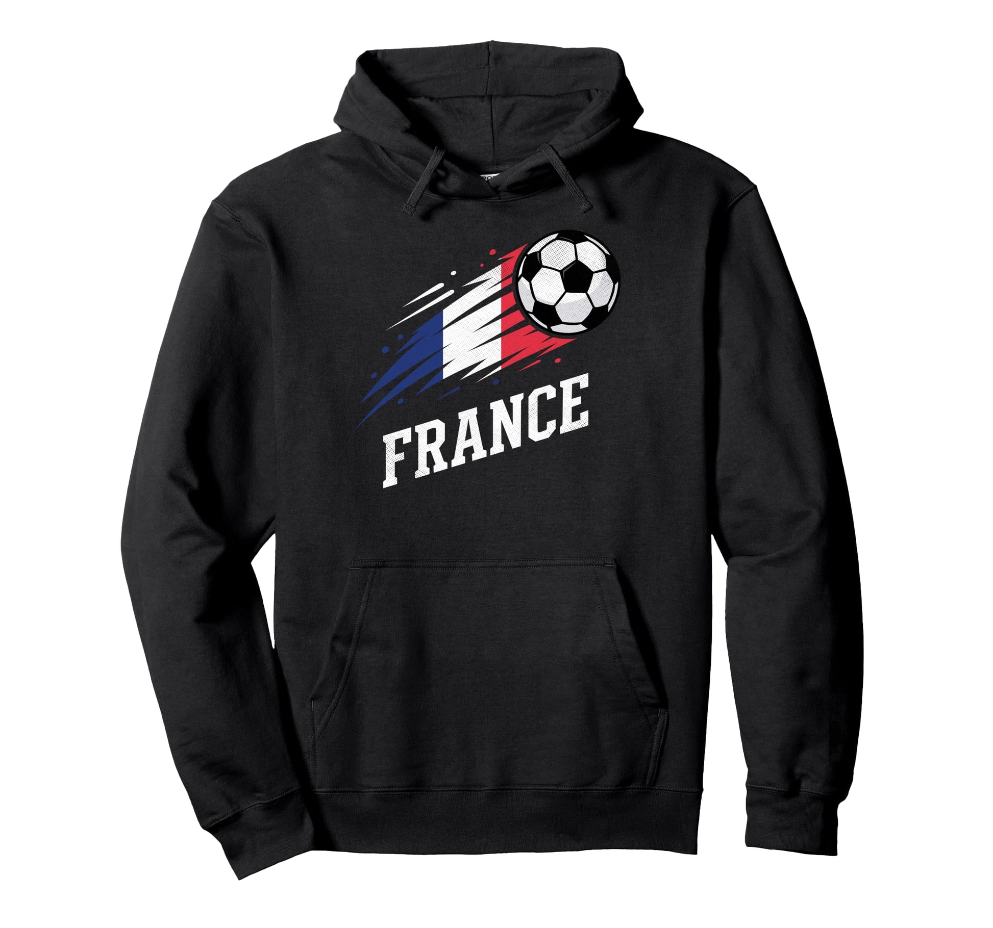 France Soccer Fan Flag Football Sports Hoodie - Trendy Graphic Men Women - T-Shirt, Sweatshirt, Hoodie