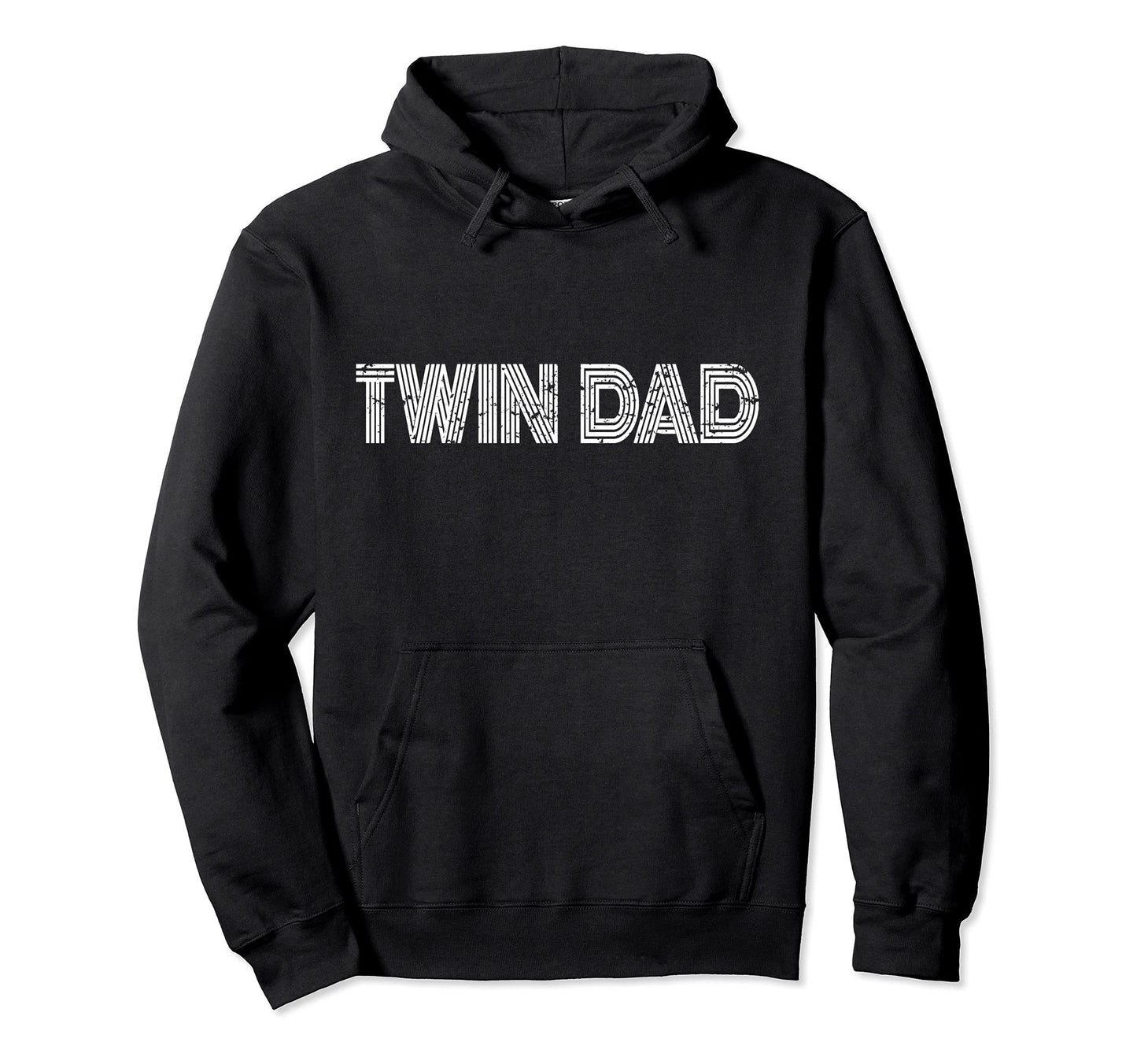 Twin Dad Fathers Day Father Twins Papa Hoodie - Custom Art Print Men Women - T-Shirt, Sweatshirt, Hoodie