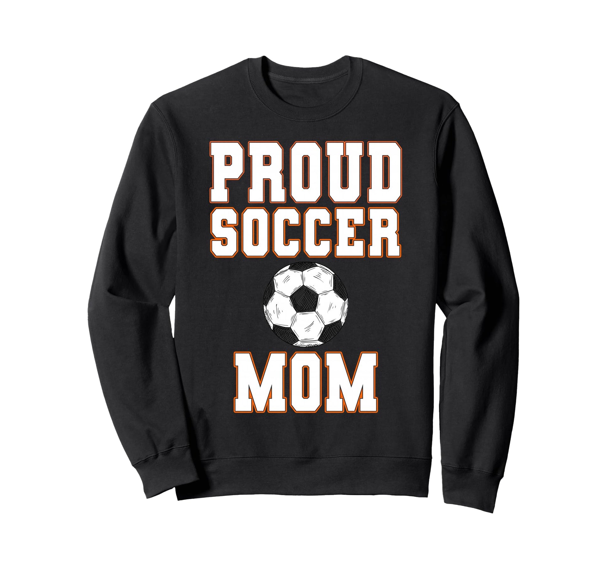 Proud Soccer Mom Game Day Sports Sweatshirt - Minimalist Print Men Women - T-Shirt, Sweatshirt, Hoodie