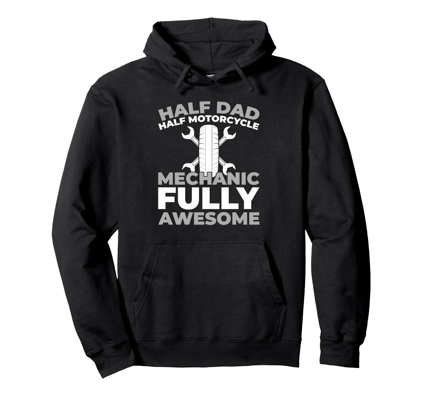Motorcycle Mechanic Motorbike Garage Hoodie - Graphic Print for Adults - T-Shirt, Sweatshirt, Hoodie