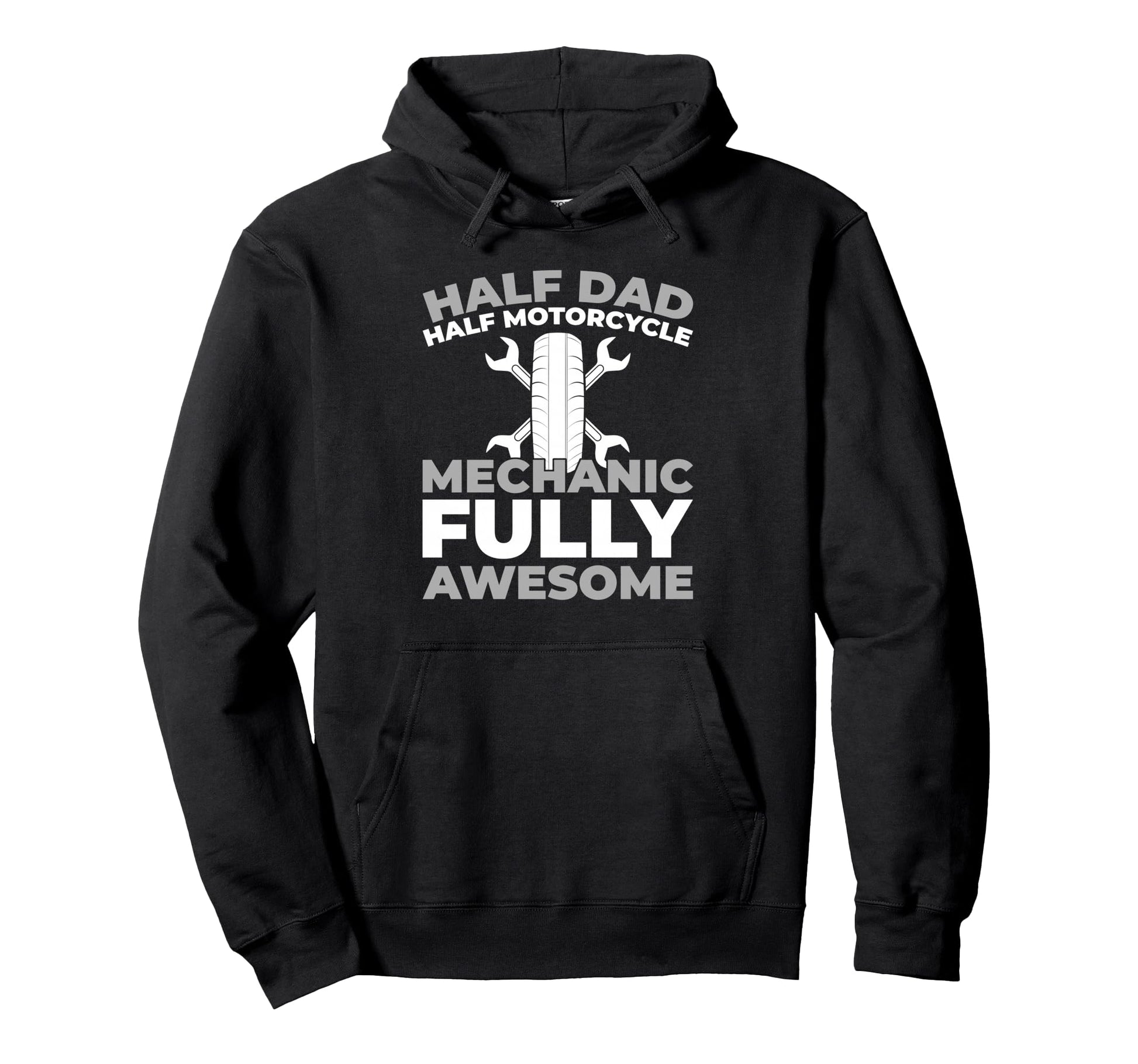Motorcycle Mechanic Motorbike Garage Hoodie - Graphic Print for Adults - T-Shirt, Sweatshirt, Hoodie