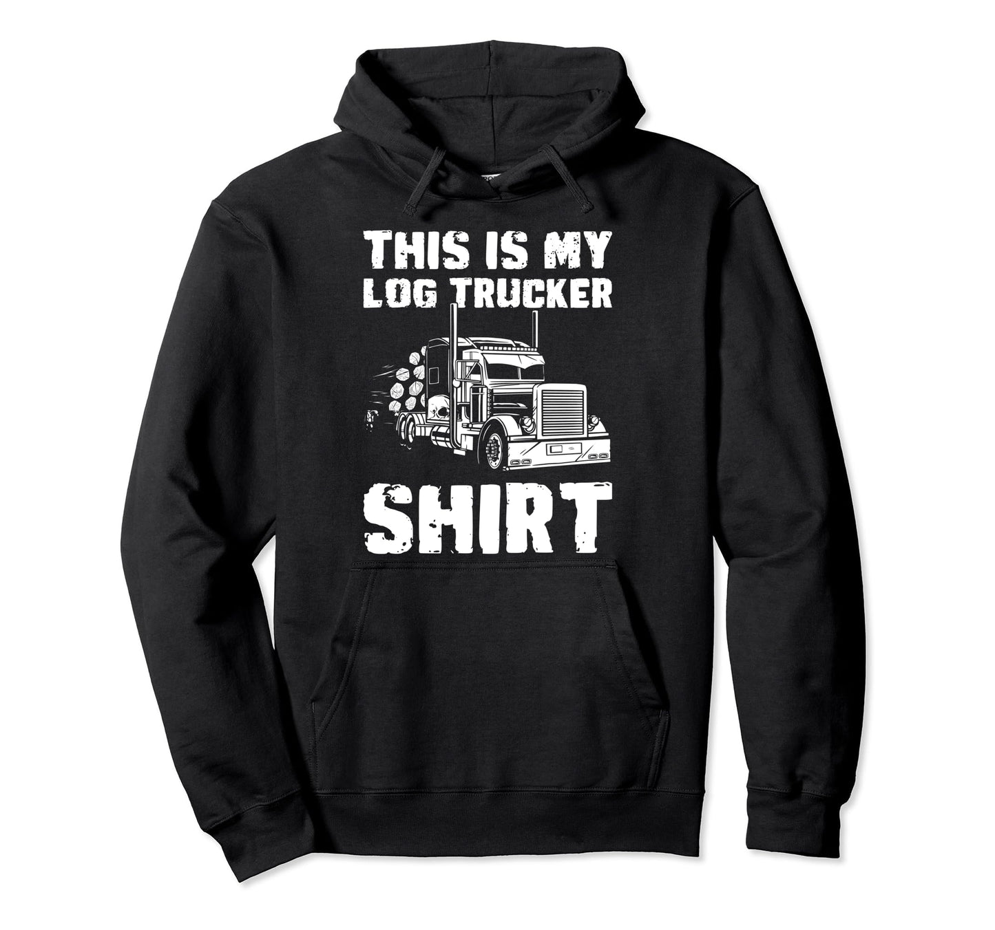 Log Trucker Dad Definition Fathers Hoodie - Custom Art Print for Adults - T-Shirt, Sweatshirt, Hoodie
