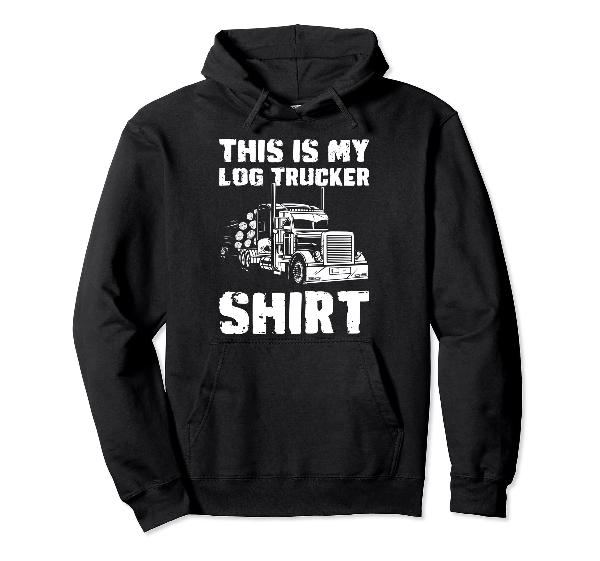 Log Trucker Dad Definition Fathers Hoodie - Custom Art Print for Adults - T-Shirt, Sweatshirt, Hoodie