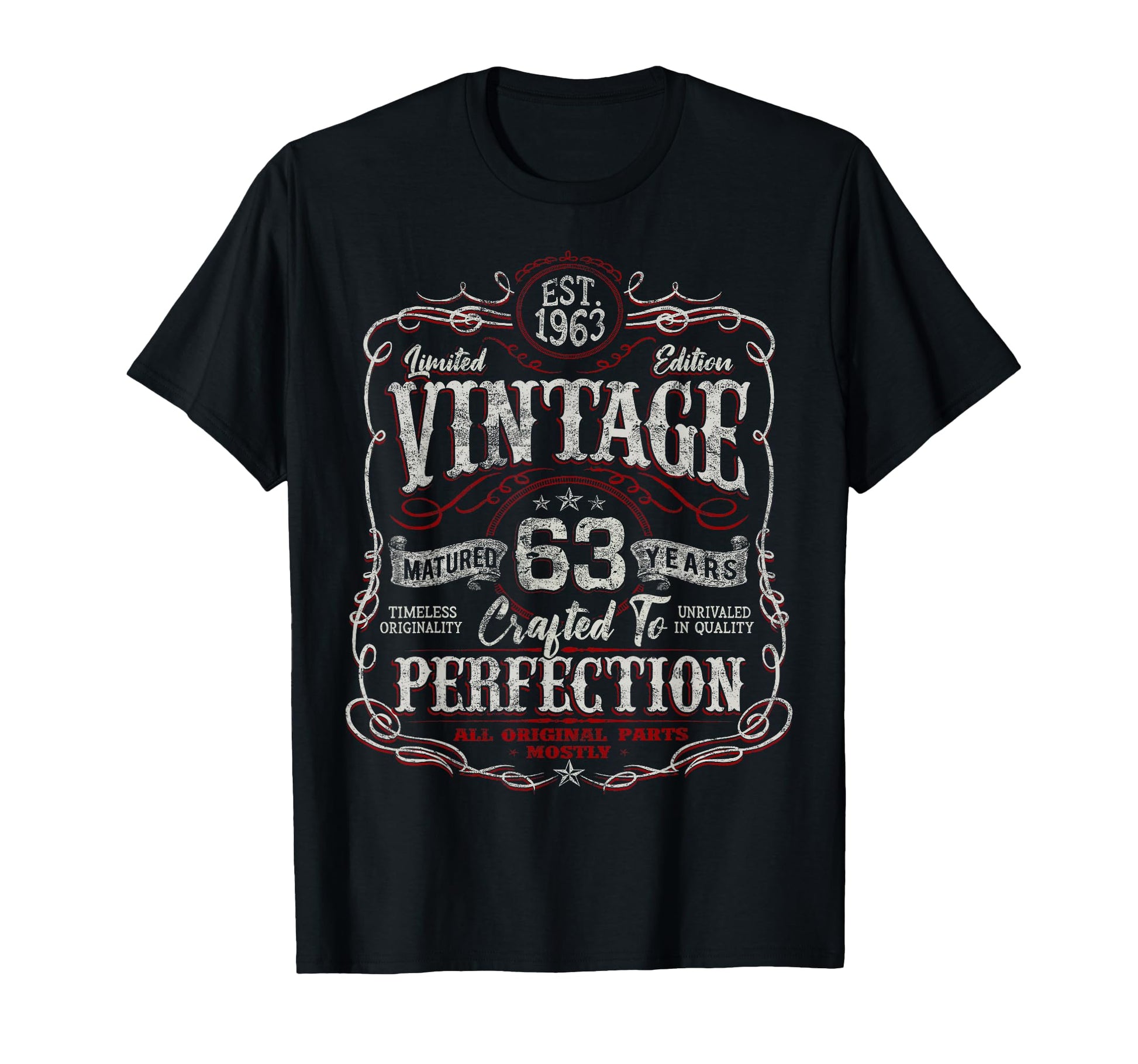 1963 63 Year Old 63Rd Birthday T-Shirt - Novelty Apparel Men Women - T-Shirt, Sweatshirt, Hoodie