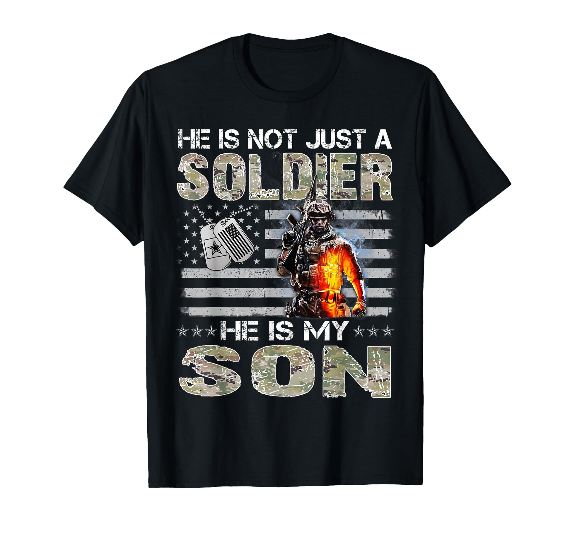 Proud Military Mom Proud Military Dad T-Shirt - Custom Art Print Unisex - T-Shirt, Sweatshirt, Hoodie
