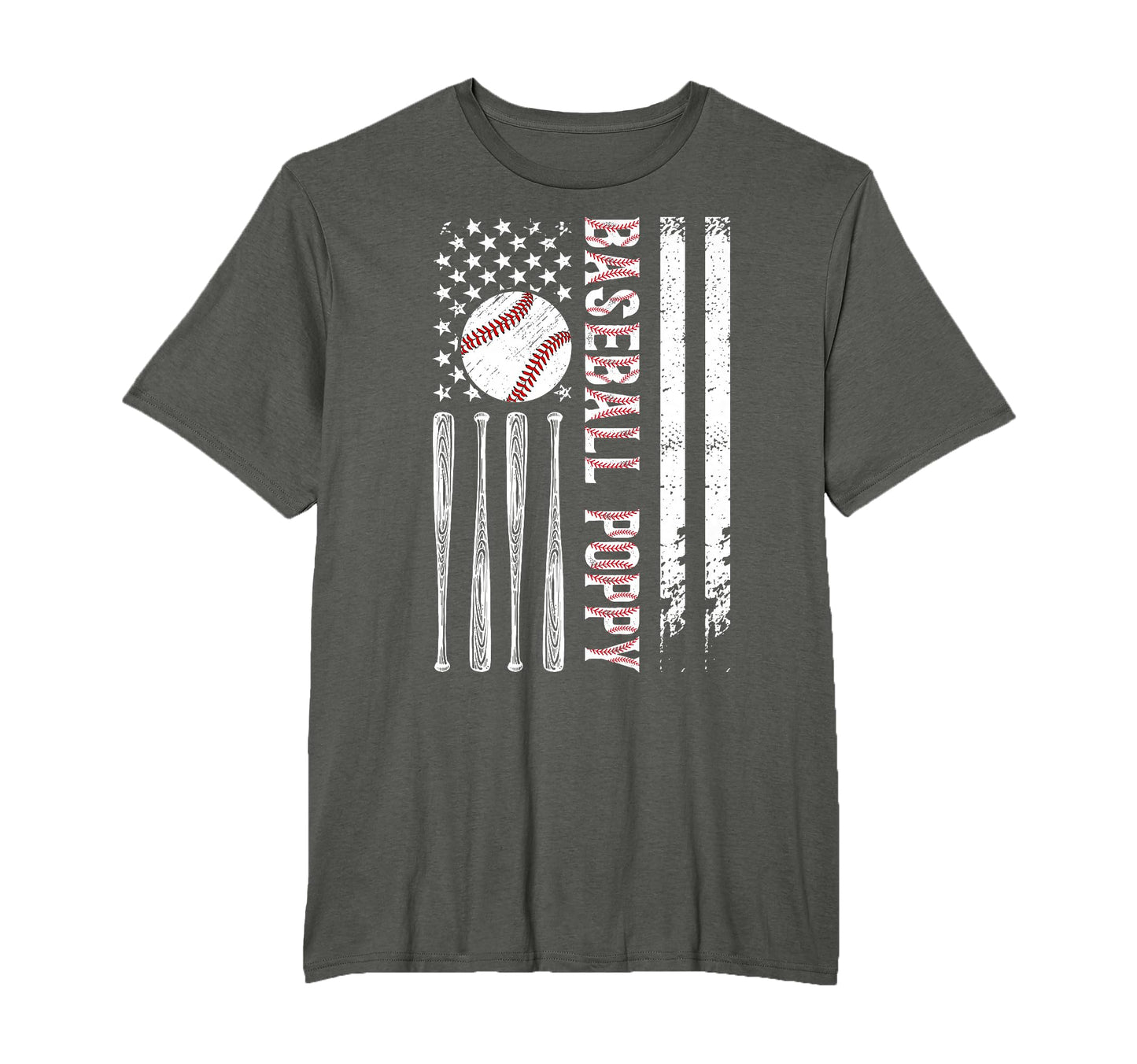 Baseball Poppy Baseball Player T-Shirt - Fun Novelty Design Men Women - T-Shirt, Sweatshirt, Hoodie