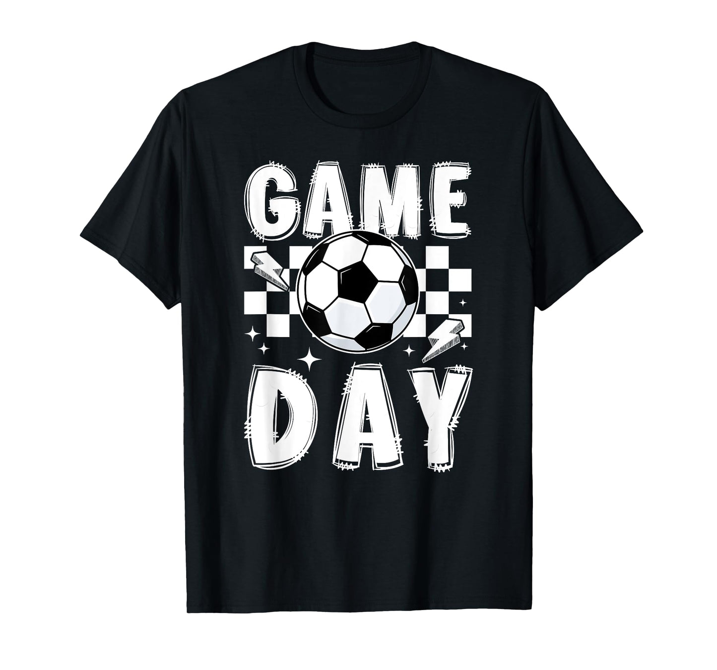 Game Day Soccer Funny Soccer Game Day T-Shirt - Trendy Graphic for Adults - T-Shirt, Sweatshirt, Hoodie