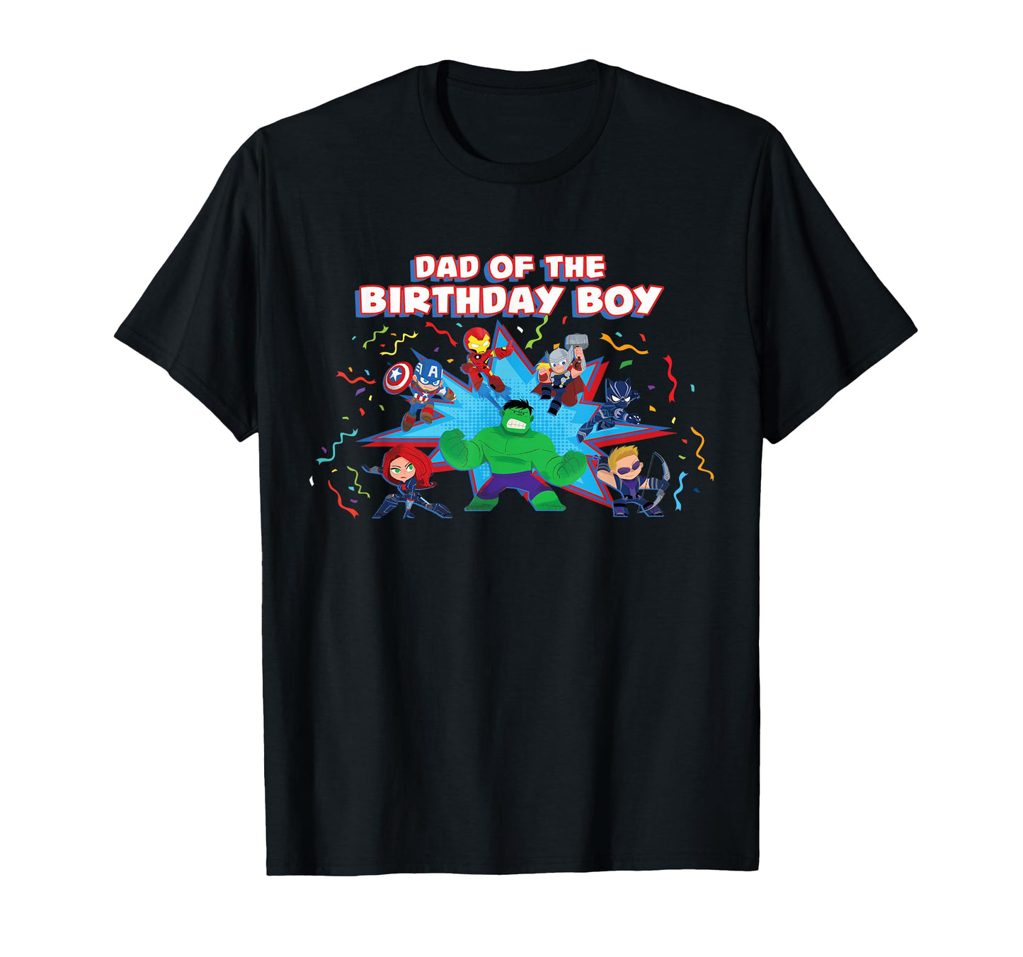 Marvel Avengers Toon Family Party Dad T-Shirt - Graphic Print Unisex - T-Shirt, Sweatshirt, Hoodie