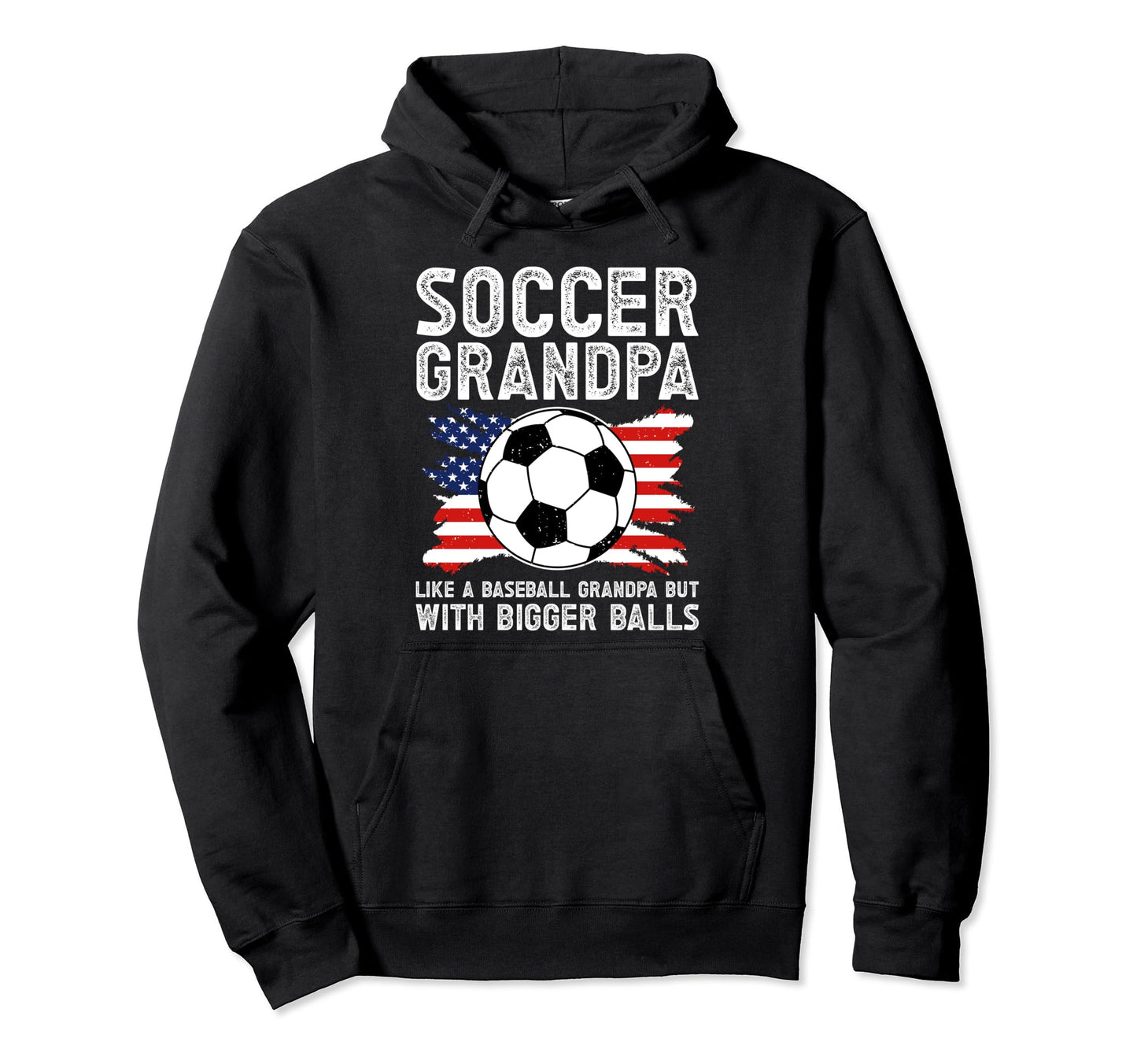 Soccer Grandpa Funny Grandfather Soccer Hoodie - Custom Art Print Unisex - T-Shirt, Sweatshirt, Hoodie
