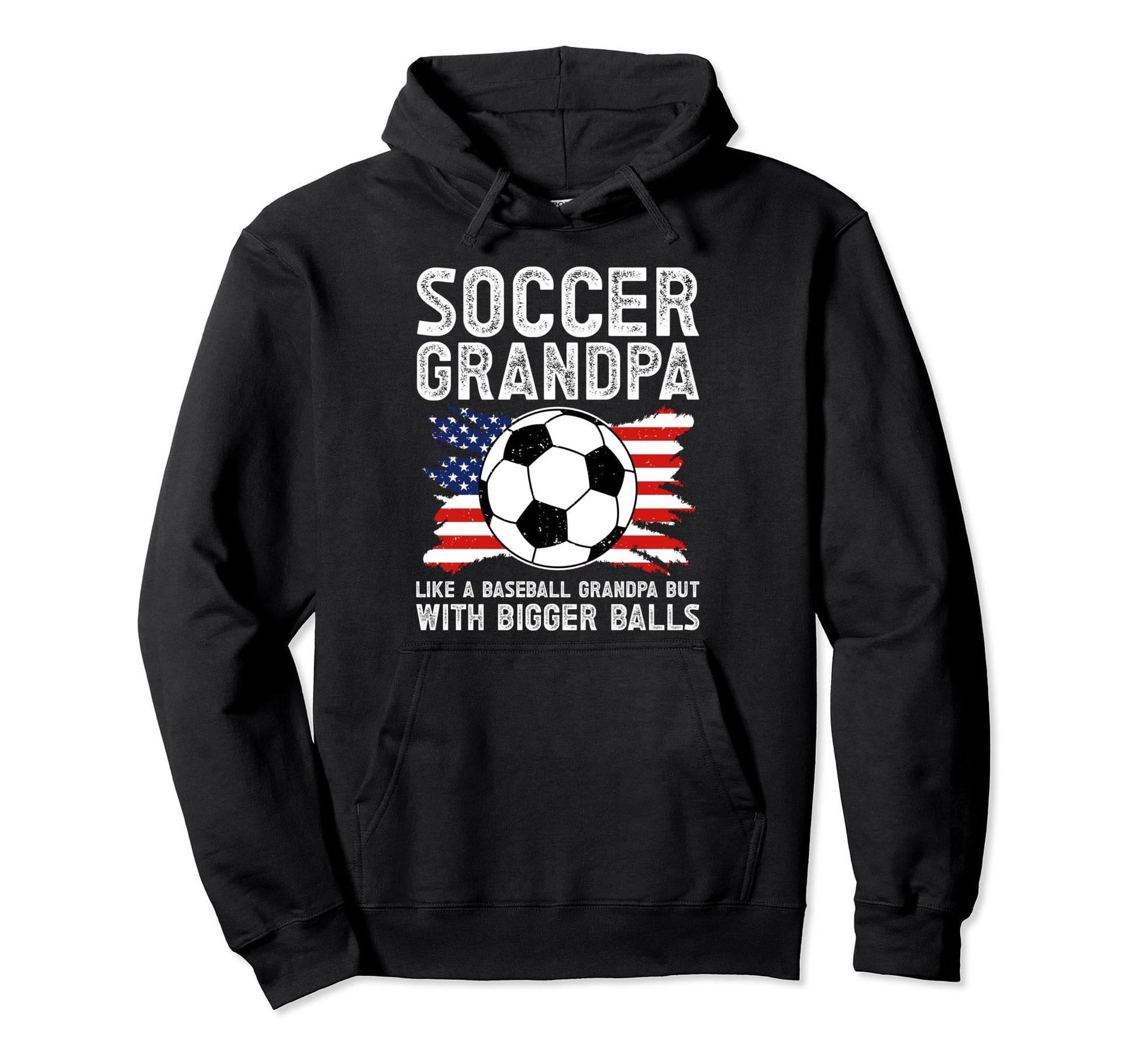 Soccer Grandpa Funny Grandfather Soccer Hoodie - Custom Art Print Unisex - T-Shirt, Sweatshirt, Hoodie